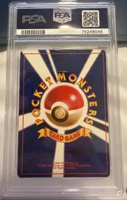 1996 POKEMON BASE SET JAPANESE #6 CHARIZARD-HOLO PSA 4 - Image 2