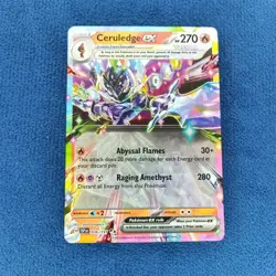 Ceruledge ex 036/191 Double Rare Holo - Pokemon TCG S&V Surging Sparks SSWP - Image 1