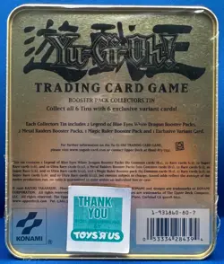 Yu-Gi-Oh Red Eyes Black Dragon Joey Tin 5 Packs 1 Variant RARE VINTAGE SEALED - Image 2