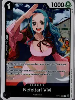 One Piece OP05-086 Nefeltari Vivi Rare NM ENG One Piece Awakening of the New Era - Image 1