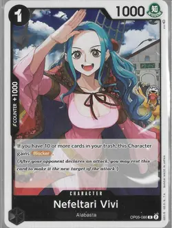 One Piece OP05-086 Nefeltari Vivi Rare NM ENG One Piece Awakening of the New Era - Image 2