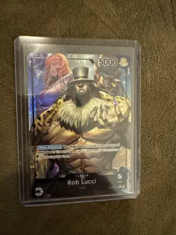 Rob Lucci 2024 ONE PIECE OP07-079 Leader Alt Art 500 YEARS IN THE FUTURE - Image 5