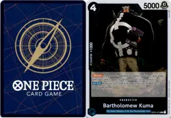Bartholomew Kuma ONE PIECE Rare OP01-074 Romance Dawn - Image 1