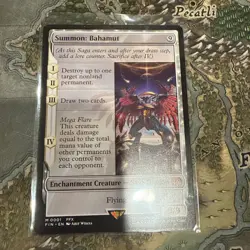 Magic: The Gathering - Final Fantasy - Summon: Bahamut Mythic Rare - NM - Image 1