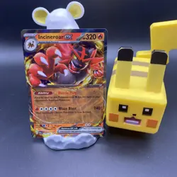 Pokemon Incineroar EX TCG Scarlet Violet-Temporal Forces Holo Card 34/162 NM - Image 1