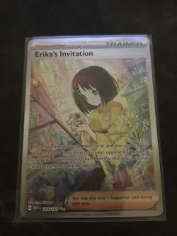 Pokemon TCG SV Scarlet & Violet 151 Erika's Invitation Card #203/165 - Image 1