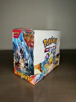 Pokemon TCG Scarlet & Violet Surging Sparks Booster Box Display Sealed *Tear* - Image 2