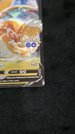 Pokemon TCG Dragonite V SWSH235 Pokemon GO Promo Black Star Holo Eng - Image 3