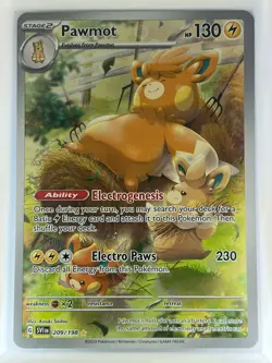 Pawmot 209/198 SV01: Scarlet & Violet Base Set Illustration Rare Holo Near Mint - Image 1