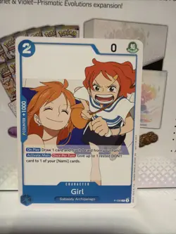 One Piece P-096 Girl TCG Card CCG English - Image 1