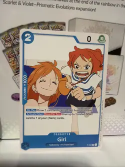 One Piece P-096 Girl TCG Card CCG English - Image 2