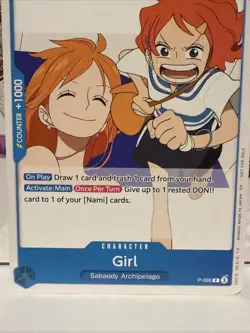 One Piece P-096 Girl TCG Card CCG English - Image 5