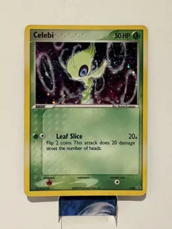 Pokemon TCG Celebi Nintendo Black Star Promos 29 Holo Promo Card LP - Image 1