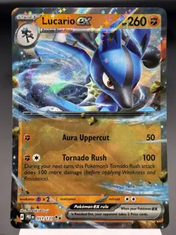 Lucario ex 051/131 - Ultra Rare Holo - Prismatic Evolutions Pokemon Card MINT - Image 1