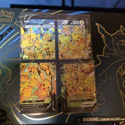 Pikachu V-Union [Set of 4] SWSH: Sword & Shield Promo Cards Holo - Image 1