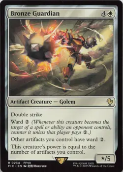 Bronze Guardian R Commander: FINAL FANTASY 234 NM MTG - Image 1