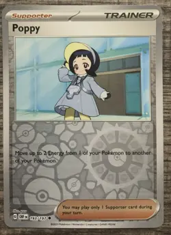 Poppy Reverse Holo - 193/197 - Obsidian Flames Pokemon 2023 LP - Image 1