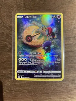 Pokemon Lunatone GG11/GG70 Crown Zenith Galarian Gallery Full Art Holo - Image 1