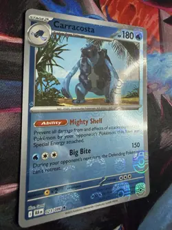 Pokemon Carracosta (Master Ball Pattern) 023/086 Sv: Black Bolt Holo NM - Image 2