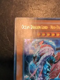 Yu-Gi-Oh ULTRA RARE OCEAN DRAGON LORD NEO-DAEDALUS CORRECTED LONG TEXT SD4-EN001 - Image 5