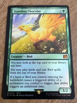 Traveling Chocobo - Foil - Magic The Gathering - Image 1