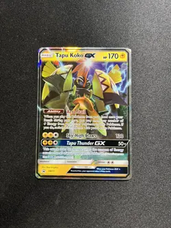 Pokemon TCG - Tapu Koko GX SM33 - Sun & Moon Promos Black Star Promo - Holo - Image 1