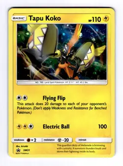 Tapu Koko - SM31 Sun & Moon Promos #SM31 (2017) Promo Holo NM Pokemon - Image 1