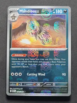 Mandibuzz 064/086 Master Ball Pattern White Flare Pokemon TCG - Image 1