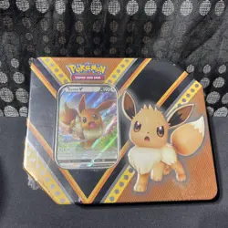Pokemon TCG V Powers Tin [Eevee V] 🔥 *SEALED* | Sword & Shield BRAND NEW - Image 1