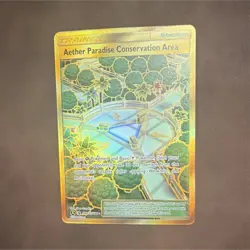 Pokemon TCG Aether Paradise Conservation Area SV87/SV94 Hidden Fates Shiny Holo… - Image 1
