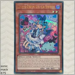 LiveTwin Lil-la Sweet - ALIN-EN028 - Ultra Rare 1st Edition Yugioh - Image 1