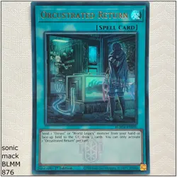 Orcustrated Return - BLMM-EN096 - Ultra Rare 1st Edition Yugioh - Image 1