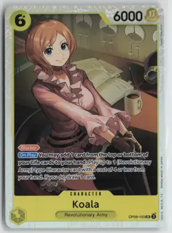 One Piece TCG Koala SR OP09-103 Emperors in the New World English - Image 1