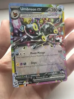Umbreon Ex Pokemon card Play! Prize Pack Series 7 Stamp PRE 060/131 prismatic - Image 1