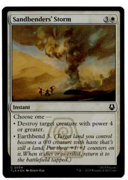 Sandbenders' Storm (Foil) - 0034 - MTG X Avatar The Last Airbender - Image 1