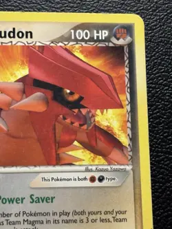 Pokemon TCG Team Magma's Groudon 9/95 Team Magma VS Team Aqua Non Holo Rare - MP - Image 2