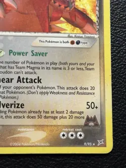 Pokemon TCG Team Magma's Groudon 9/95 Team Magma VS Team Aqua Non Holo Rare - MP - Image 5
