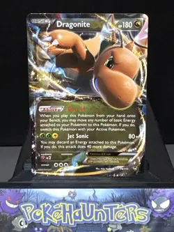 Pokemon Card Dragonite EX 74/111 XY Furious Fists Half Art Rare Played - Image 1
