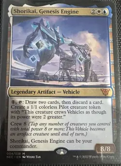 Shorikai Genesis Engine Commander: Kamigawa Neon Dynasty Mtg - Image 1