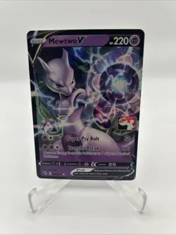 030/078 Mewtwo V Prize Pack Series Stamped Play Pokemon TCG GO - Image 1