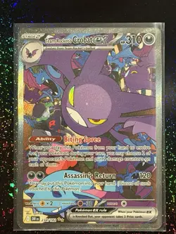 Pokemon TCG Team Rockets Crobat EX Destined Rivals #234/182 Sir NM - Image 1