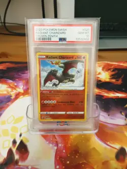 Pokemon Radiant Charizard 020/159 Crown Zenith Radiant Rare Holo PSA 10 - Image 1