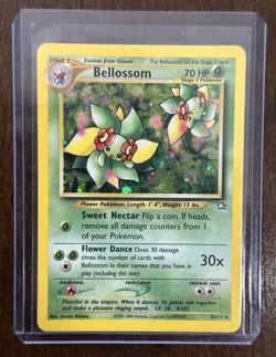Bellossom 03/111 Holo Unlimited Rare 2000 Pokemon TCG Neo Genesis LP FREE SHIP - Image 1