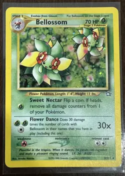 Bellossom 03/111 Holo Unlimited Rare 2000 Pokemon TCG Neo Genesis LP FREE SHIP - Image 4