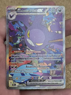 Pokemon TCG Team Rockets Crobat EX Destined Rivals #234/182 NM Nice! - Image 2
