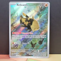 Relicanth 173/162 Temporal Forces Illustration Rare Scarlet & Violet Pokemon - Image 1