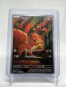 2025 Pokemon TCG Mega Evolution 138/132 Vulpix IR Illustration Rare - Image 1