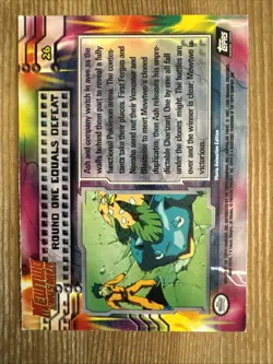 Pokemon TCG Round One Equals Defeat Pokemon Topps Mewtwo Strikes Back 26 MP - Image 2