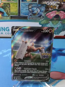 Conkeldurr V - 074/078 [Pokemon GO] Pokemon TCG - Alternate Art Ultra Rare - NM - Image 1