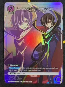UNION ARENA - Lelouch Lamperouge (Event Pack Vol. 2) - CGH-1-016 - Code Geass - Image 1
